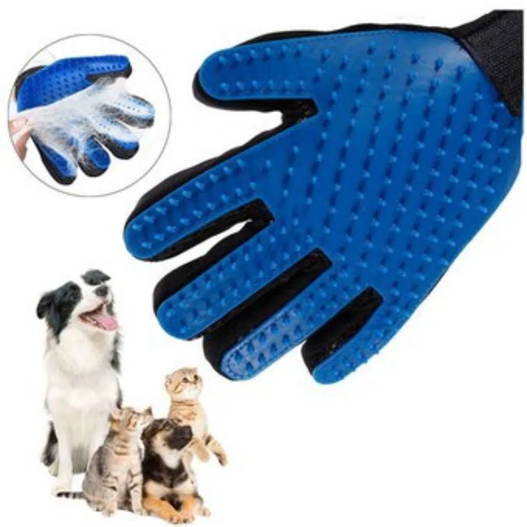 LM-731 (1) GUANTE DE MASCOTAS PARA MASAJE Y QUITA PELOS