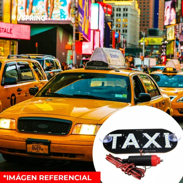 LETRERO LUMINOSO PARA “TAXI”