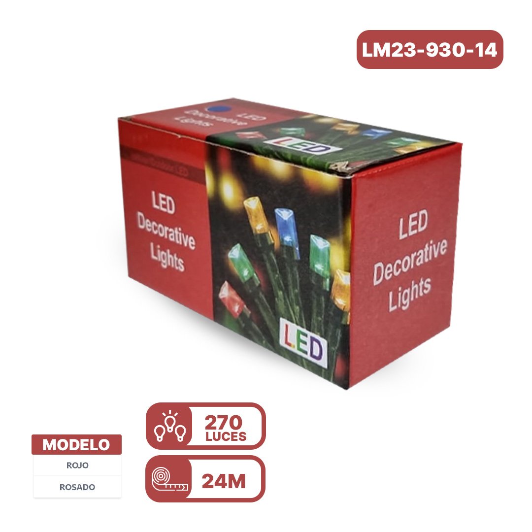 LM23-930-14 LUCES NAVIDAD TP9 LM22-23 270 LUCES 24M
