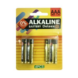 PILA ALKALINE DELEEX LR03 1.5V AAA (1 BLISTER)