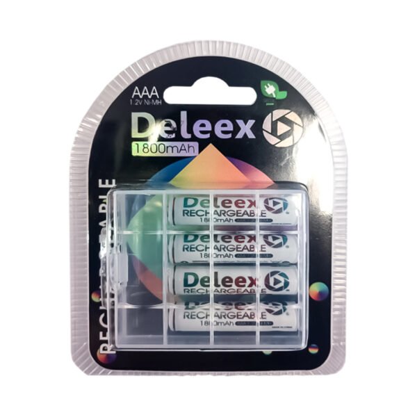 Ver detalles PILA RECARGABLE DELEEX AAA 1.5V (1 BLISTER)