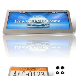 marco de placa cromado 4 digitos hw cpk 218