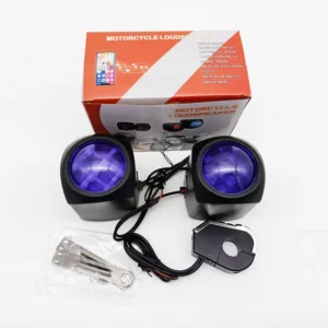 parlante para moto con luz tipo baliza hw mp3 412
