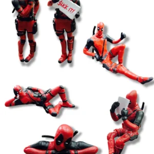 muñeco deadpool kit de 6pcs para tablero cy 4261a