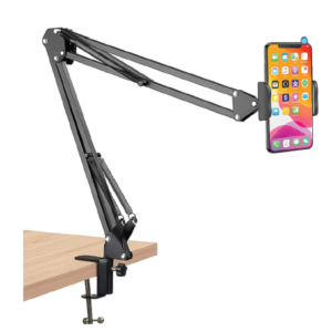 brazo soporte celular con ajuste de mesa