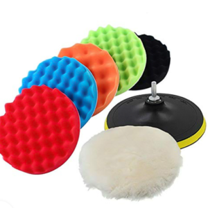 kit de almohadillas de colores para pulido 5 en 1